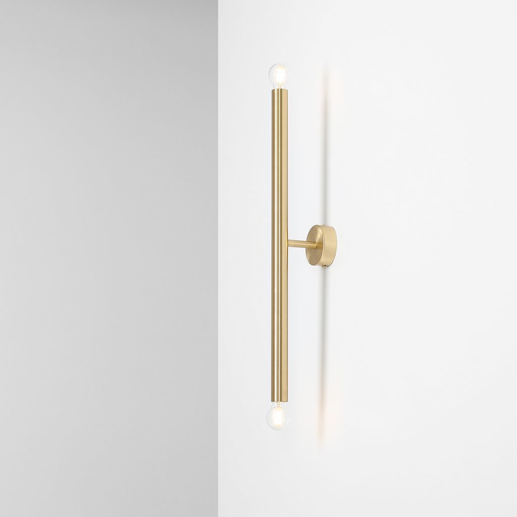 Tubo Wall Brass S D S Designerski Kinkiet Aldex