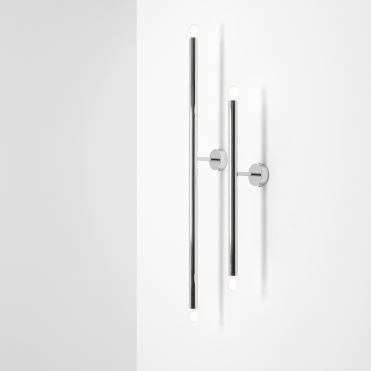 Tubo Wall Chrome S D S Designerski Kinkiet Aldex