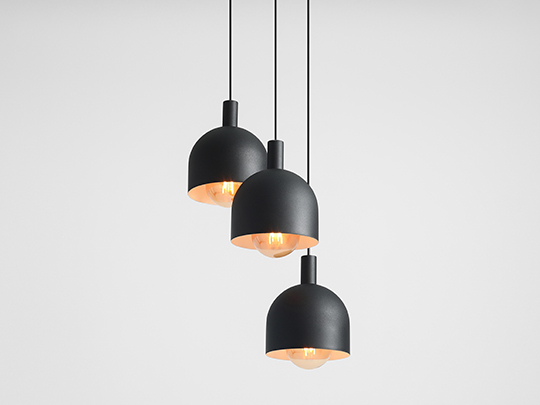 アンティーク BERYL BLACK 976G1 Nowoczesna lampa wisząca - Aldex